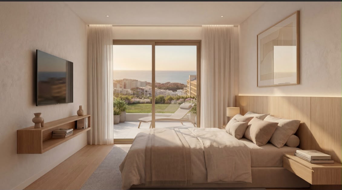 Dormitorio principal con vistas al mar